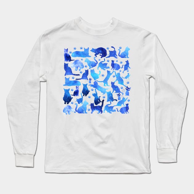 Cats Long Sleeve T-Shirt by Creation Cartoon